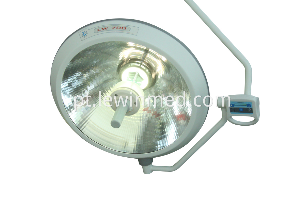 Mobile halogen shadowless lamp